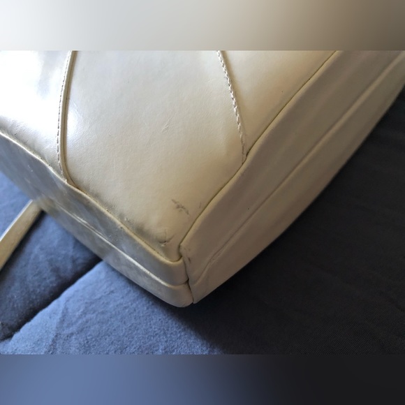 Barbara Bolan Too vintage white clutch purse - Picture 12 of 16